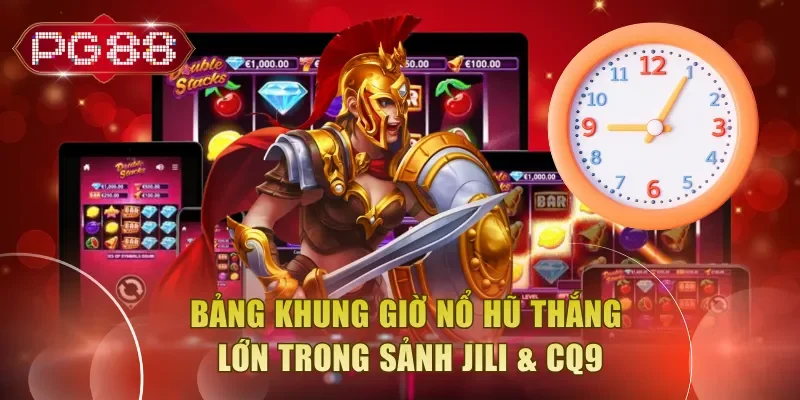 Bảng khung giờ nổ hũ thắng lớn trong sảnh Jili & CQ9