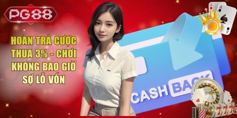 Hoàn Trả Cược Thua 3% - Chơi Không Bao Giờ Sợ Lỗ Vốn