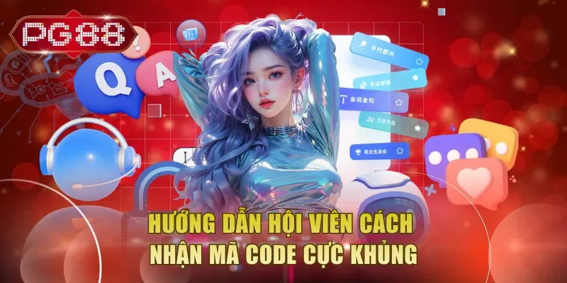 Hướng dẫn hội viên cách nhận mã code cực khủng
