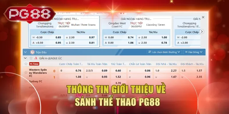 Thông tin giới thiệu về sảnh thể thao PG88